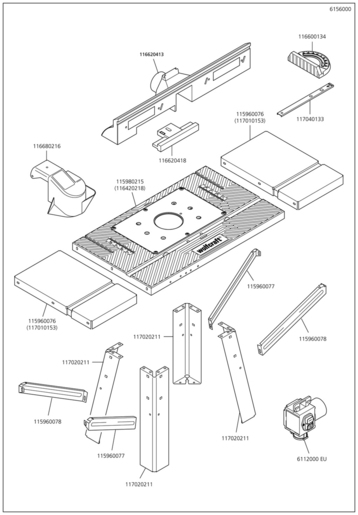 MASTER RT 540 Router Table | Machine Tables | Workshop Equipment ...