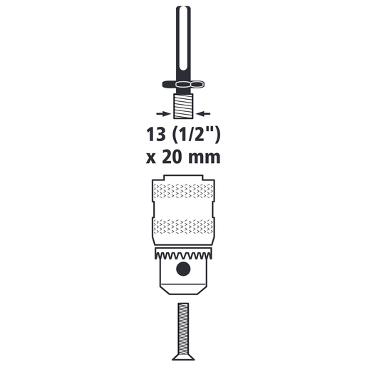 Drill Chuck Adapter, SDS Plus Shank