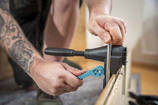 PEALOV Telaio Ricamo Con Supporto,Cornice Rotonda Da Ricamo,supporto Per Ricamo In Legno,con Cerchio Regolabile Telaio Da Ricamo 20cm,Supporto Per Ricamo In Legno Di Faggio Naturale, Misura Regolabile - Foto 10