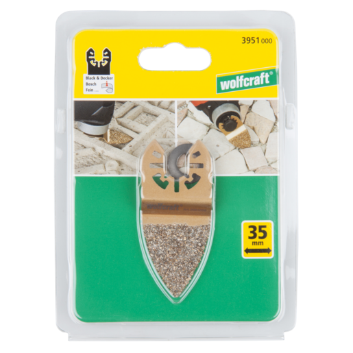 Râpe fine « PRO » à concrétion de carbure de tungstène, empreinte universelle, résidus de mortier