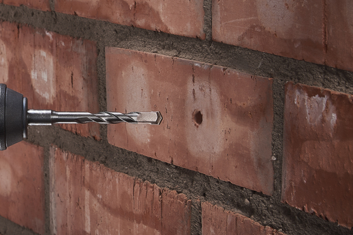 Concrete Drill Bit Set, Tungsten Carbide Tipped, SDS-plus