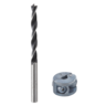 Holzspiralbohrer-Set mit Tiefenstopp, 2-tlg. Holzspiralbohrer-Set mit Tiefenstopp, 2-tlg.